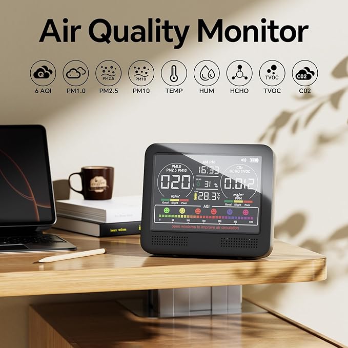 16-in-1 Air Quality Monitor Indoor - Image 2