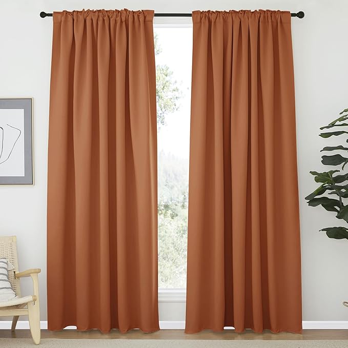 NICETOWN Halloween Blackout Curtains 84 inches Long - Image 2