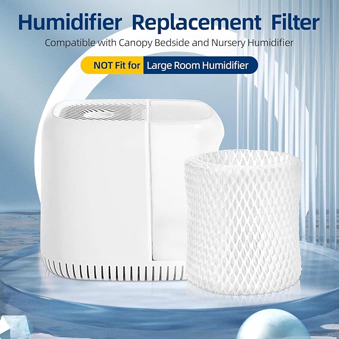 DerBlue 6 Pack Humidifier Replacement Filter Compatible - Image 2