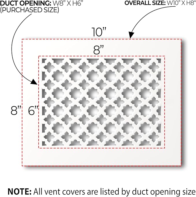 SABA Home Decor Air Vent Cover Grille - Image 2