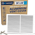 24x14 Inch Air Return Vent Cover Decorative – Premium Aluminum AC Vent Cover by LAMINAIRE