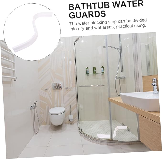 LIFKOME Water Retaining Strip for Bathroom and Kitchen Barrier Flexible Water - Image 7