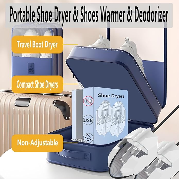 Shoe Dryer and Deodorizer, Boot Warmer & Mute Mode Heating Moisture Remover - Image 4