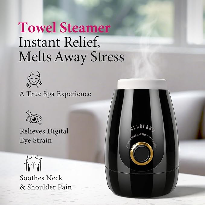 Colorfarm Facial Steamer Nano Ionic: Face Steamer Deep Cleaning Unclogs Pores - Image 8