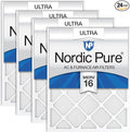 Nordic Pure 14x24x1 Pleated Ultra MERV 16 AC Furnace Air Filters–With 2.5X More by NordicPure