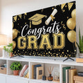Graduation Celebration Balloon Indoor TV Cover, Elastic TV Screen Protector by Unknown
