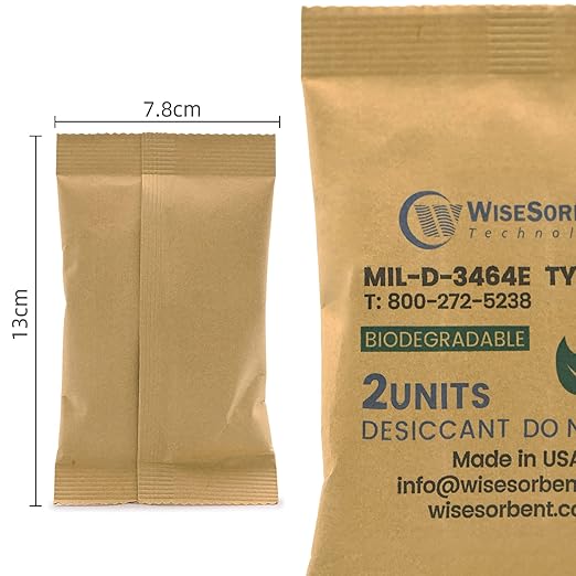 Kraft Clay Desiccants Packs for Safe, 66 Gram 180 Pack Dehumidifier for Gun Safe - Image 2