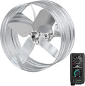 iLiving NEW Upgraded 14" Wall Mounted Variable Speed Gable Exhaust Fan by iLiving