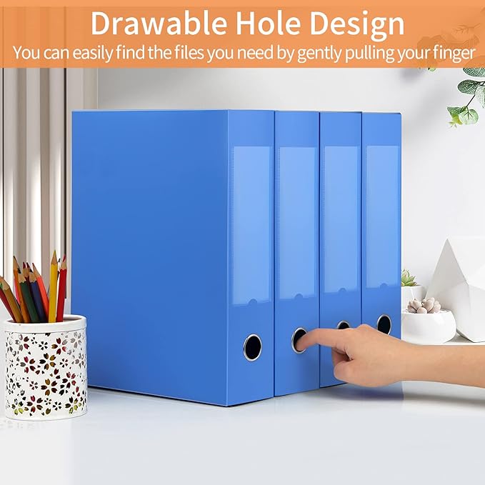 HUA JIE A4 Storage File Boxes Plastic Archives Cases - Image 6