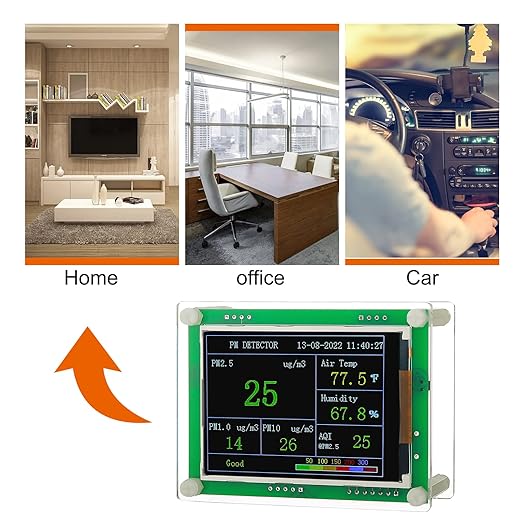 Air Quality Monitor pm2.5 pm10 pm1.0 Detector Indoor air Quality Monitor - Image 5