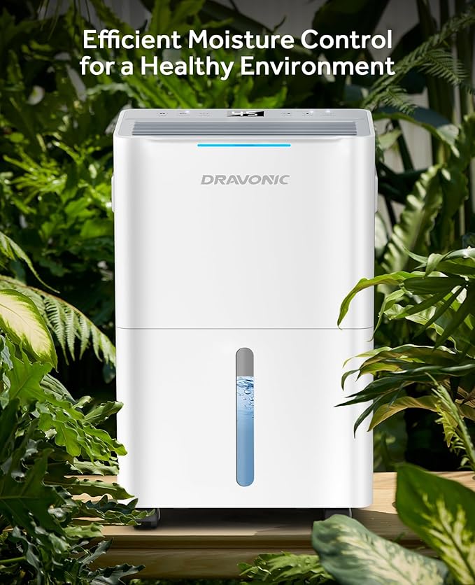 Dehumidifiers for Home with Drain Hose, Smart Humidity Control, 3 Modes for - Image 3