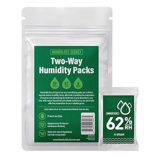 Humboldts Secret 62% Humidity Packs RH 2-Way | Moisture Control Packets by HumboldtsSecretSupplies