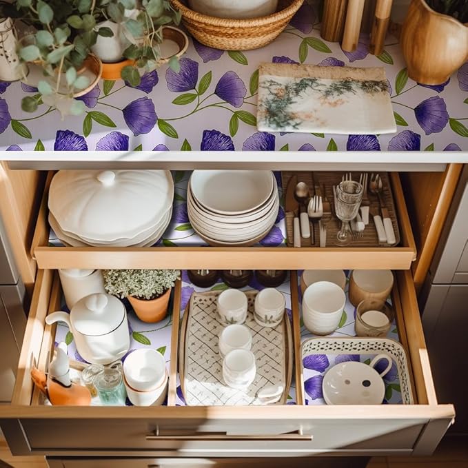 20" W x 360" L Floral Drawer and Shelf Liner - Image 8