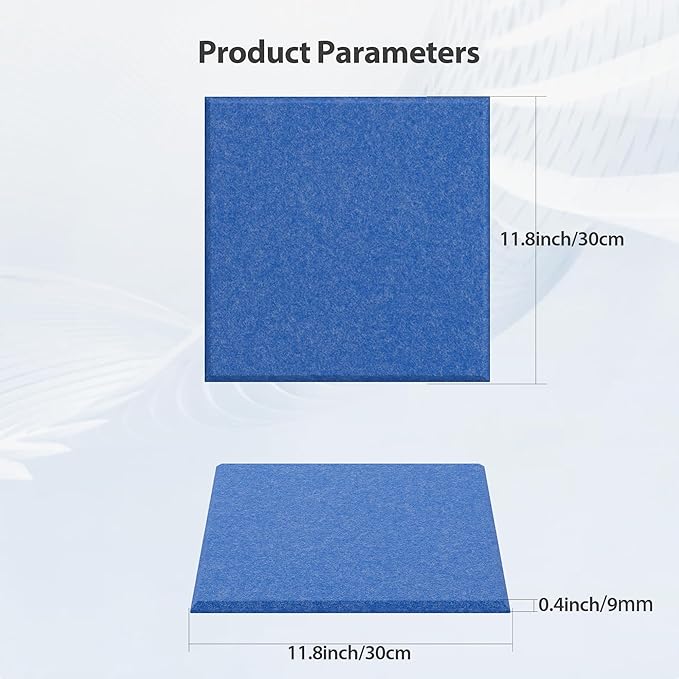 12 Pack Acoustic Panels Self Adhesive Sound Proof Foam, High Density Sound - Image 6