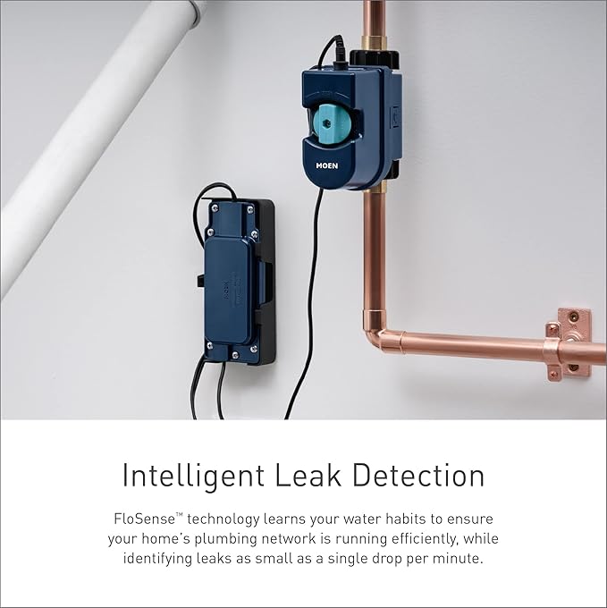 Moen Flo Smart Water Monitor and Automatic Shutoff Sensor, Wi-Fi Connected - Image 9