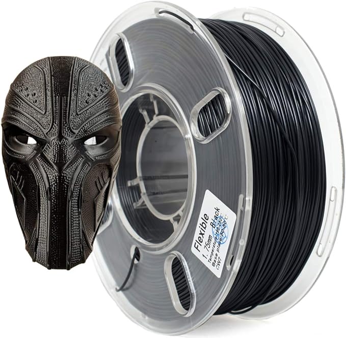 TPU Filament PRILINE, 98A TPU Flexible Soft 3D Printer Filament 1KG 1.75mm Spool by PRILINE