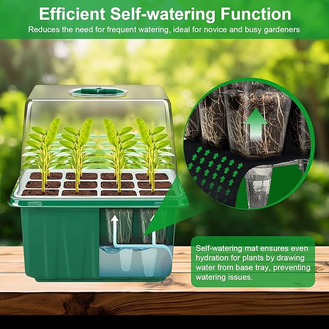 YAUNGEL Self-Watering Seed Starter Trays - Image 2