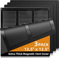 Magnetic Vent Covers for Complete Sealing, 13.5" X 13.5" for Home Floor by JSLIN