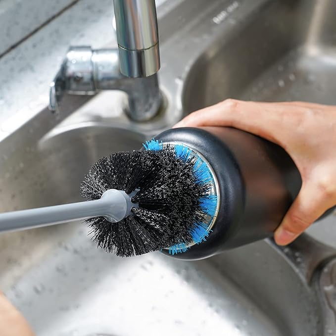 Water Bottle Cleaning Brush, Long Handle Flexible Scrub Brush - Image 7