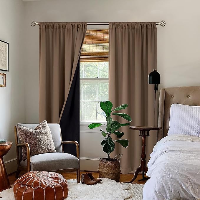BGment 100% Blackout Curtains 95 Inch Long - Image 2