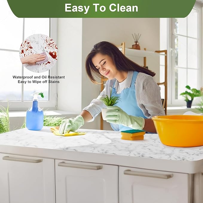 Moriah Shelf Liner Non Adhesive, Kitchen Drawer Liner Non Slip Waterproof - Image 3