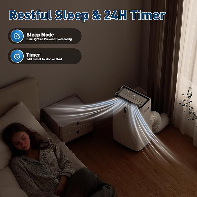 14, 000 BTU Portable Air Conditioners Cool Up to 700 Sq.Ft, Portable AC Unit - Image 7