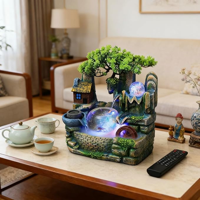 Tabletop Waterfall Fountain Humidifier - Image 7