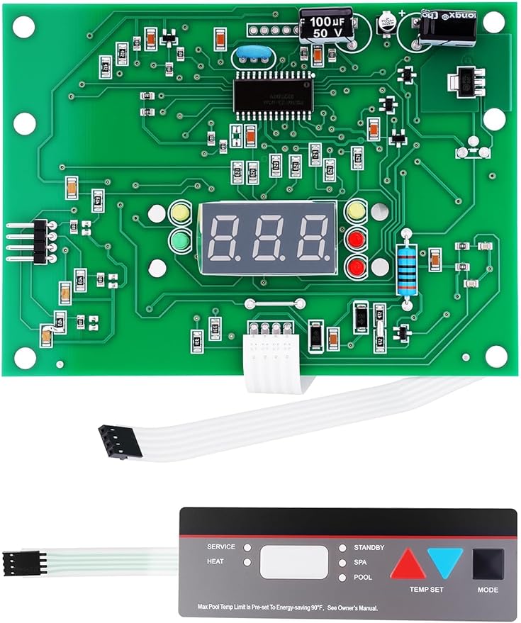 IDXL2DB1930 Display Board with Control Panel Keypad Membrane Assembly by Unknown