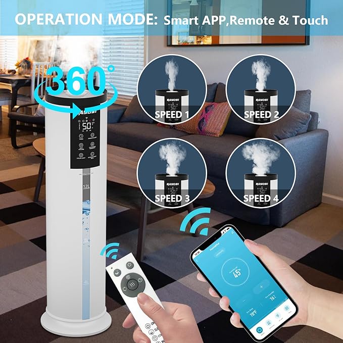 Humidifier, 3.4Gal Smart Humidifier - Image 3