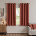 MYSKY HOME Brick Red Blackout Curtains by MYSKYHOME
