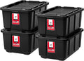 IRIS USA 4-Pack 27 Gallon Storage Bins by IRISUSA