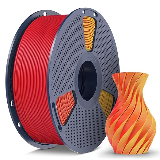 Matte PLA Filament 1.75mm, 1kg 3D Printer Filament, Smooth Matte Finish by YOOPAI