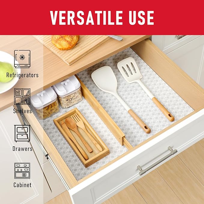 Cooyes 12 Pack Large Refrigerator Liners 17.7" x 36", Absorbent Strong Grip - Image 4