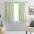DONREN Light Green Blackout Curtains 48 inches Long by DONREN