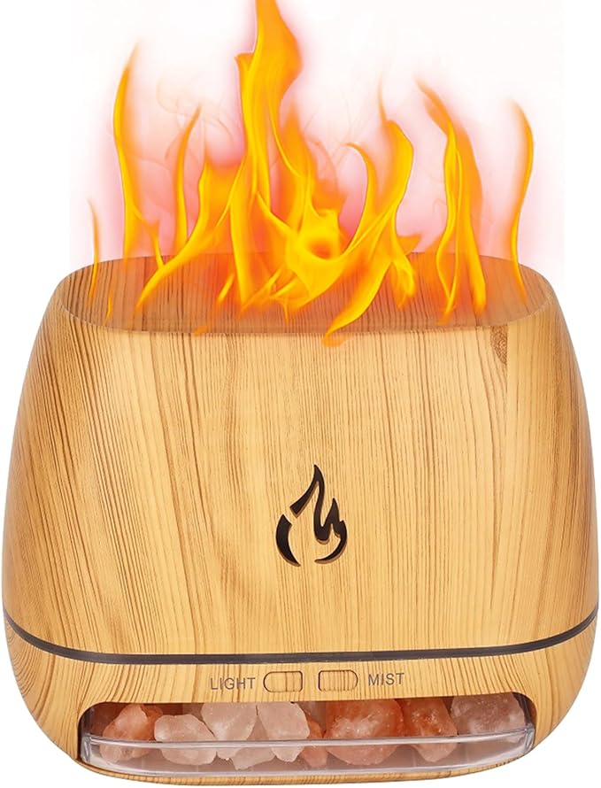 Ultrasonic Diffusers for Aromatherapy, Salt Rock Fragrance Oil Humidifier | - Image 6