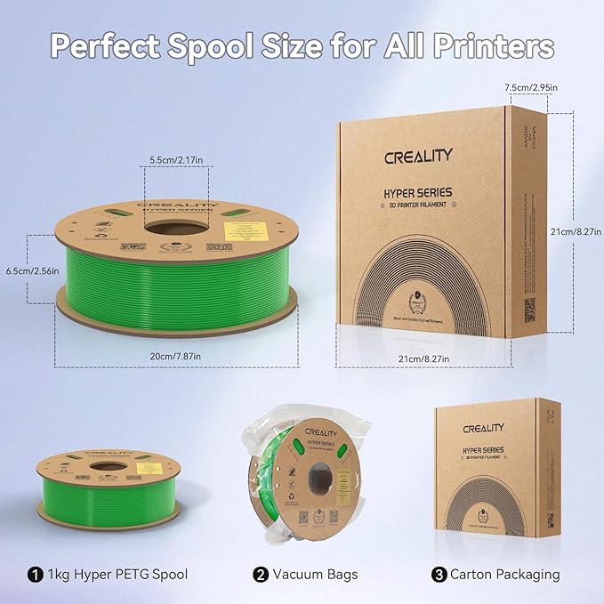 Official Creality Hyper PETG Filament 1.75mm, High Speed 600mm/s 3D Printer - Image 7