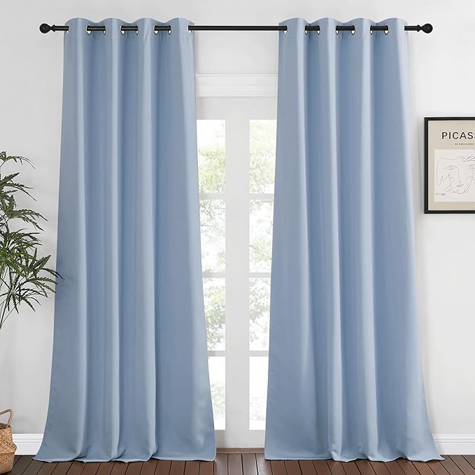 NICETOWN Blackout Window Curtain 90 inch Length by NICETOWN