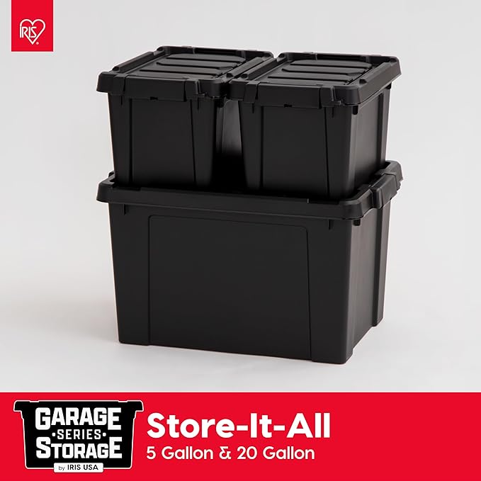 IRIS USA 5 Gallon Lockable Storage Bins - Image 2