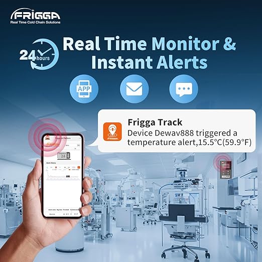 Frigga T70 4G/5G Temperature & Humidity Monitor Real-Time Reusable Temperature - Image 2