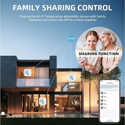 Zero Kelvin WiFi Smart Temperature & Humidity Sensor – App-Controlled - Image 9