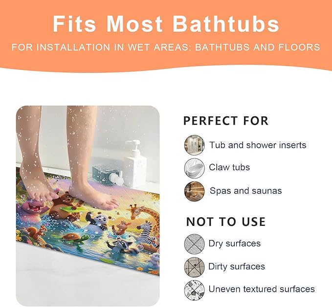 XIYUNTE Upgrade Baby Bath Mat Non Slip - Image 6
