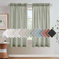 H.VERSAILTEX Linen Curtains Elegant Natural Linen Semi Sheer Curtains Energy by HVERSAILTEX