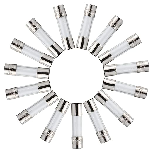 BOJACK 15 Values 150 pcs Fast Blow Glass Fuses Assortment Kit 5x20 mm 250 V 0.1 - Image 4