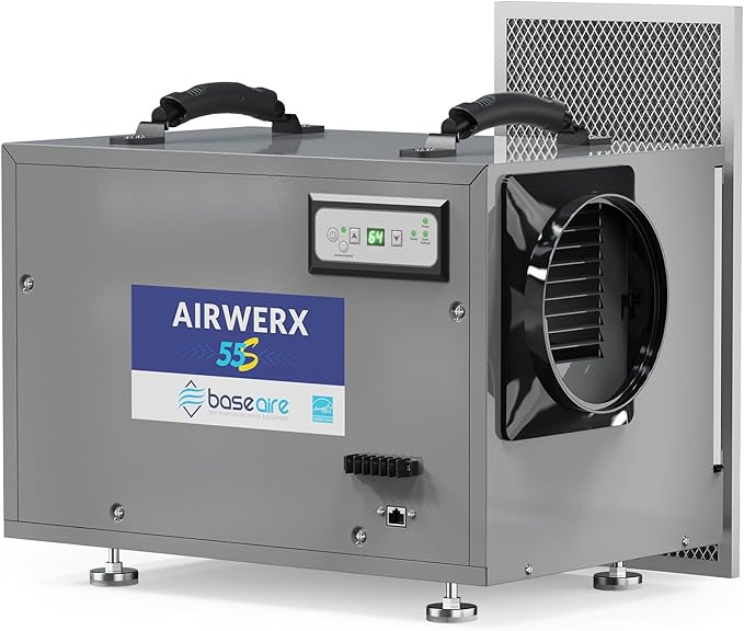 BaseAire 120 Pints Crawl Space Dehumidifier by BASEAIREDRYYOURCRAWLSPACEBASEMENT