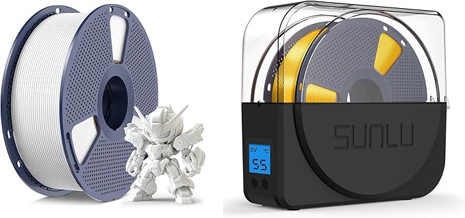 SUNLU PLA Meta 3D Printer Filament and SUNLU Filament Dryer Box by SUNLU