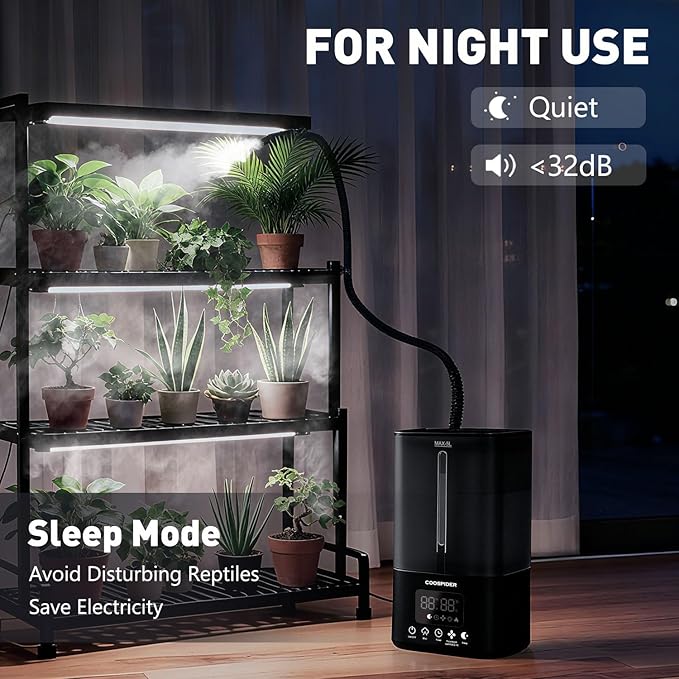 Coospider 5L Humidifier for Indoor Plants, Top Fill Humidifier for Grow Tent - Image 4