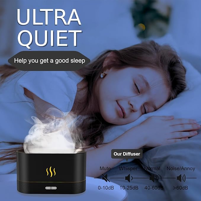 Essential Oil Diffuser, Flame Air Humidifier - Image 5