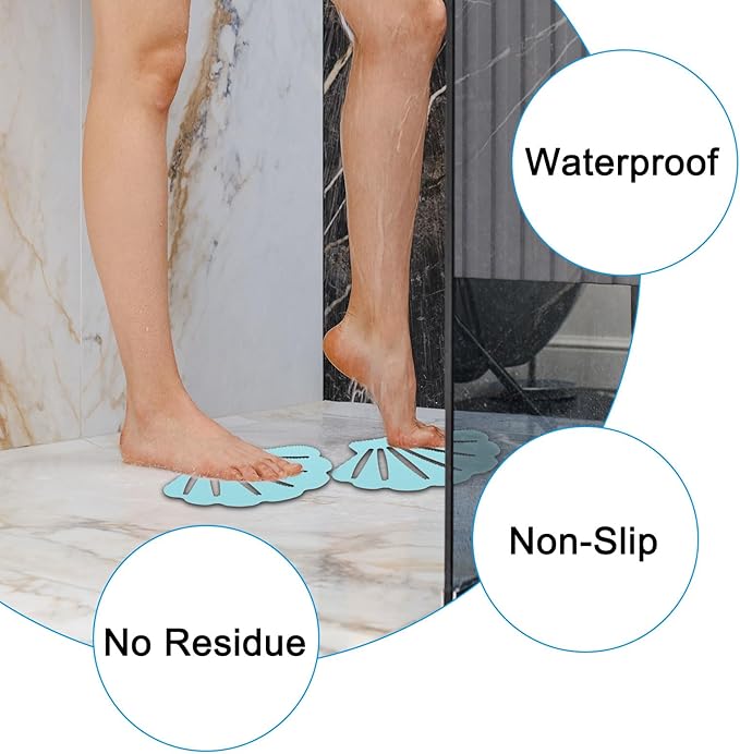 PATIKIL 12 Pcs Non Slip Bathtub Stickers, Anti Slip Shower Stickers Bathroom - Image 3