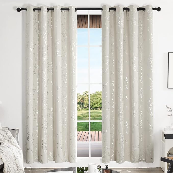 Deconovo Living Room Curtains, Room Darkening Curtain, Thermal Insulated - Image 2