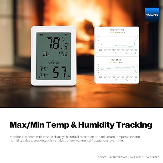 YoLink Indoor Thermometer Hygrometer YS8023 - Image 5